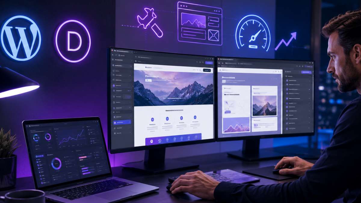 WordPress és Divi weboldal javítás szakértői munkafolyamattal, AI SEO és weboldal keresőoptimalizálás támogatással